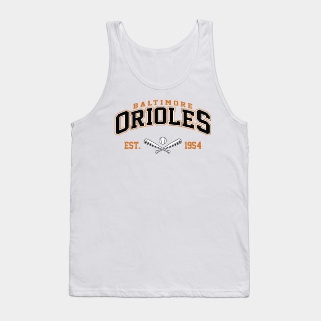 Retro Orioles Tank Top by Cemploex_Art